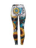 Women's Sexy Tight-Fitting Printed Pattern Yoga Pants