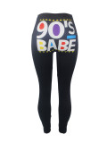 Women's Sexy Tight-Fitting Printed Pattern Yoga Pants