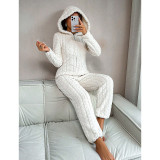 Women's Fall/Winter Coral Fleece Jumpsuit Pajamas