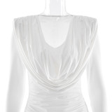 Women's Fall/Winter V-Neck Sexy Chic Bodycon Mini Dress