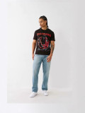 Unisex Casual Short Sleeve Letter Print T-Shirt