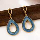 Women hollow teardrop earrings