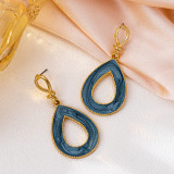Women hollow teardrop earrings