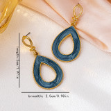 Women hollow teardrop earrings