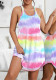 Plus Size Women Printed Sleeveless Nightdress
