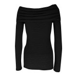 Women's Spring Sexy Off-Shoulder Long Sleeve Short Dress