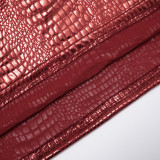 Women's Winter Solid Color Sleeveless Patchwork Shiny Strap Tight-Fitting Short Dress