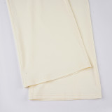 Women's Casual Solid Color Loungewear Pajama Set