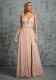 Women's Chic Formal Party Slim Mesh Strap Evening Gown