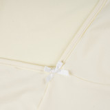 Women's Casual Solid Color Loungewear Pajama Set