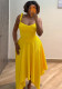 Women Autumn Solid Halter Top and Skirt Two-Piece Set