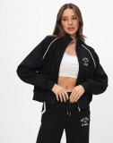 Women Composite Autumn and Winter American Zipper Hoodies and Pant Two-Piece Set