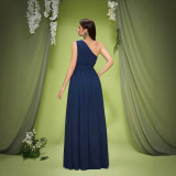 Women Elegant One-Shoulder Formal Party Evening Dresss
