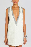 Women Spring and Autumn Sequined Party Dress