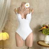 Women Sexy Swimsuit Mesh Maxi Dress Solid Two Pieces