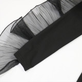 Women Slash Shoulder Maxi Dress