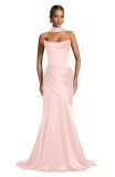 Women Prom Fishtail Evening Dress with Scarf（Processing time need 3-6 days）