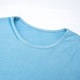 Women Chic Slim-Fit Bodysuit and Skirt Two-Piece Set