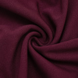 Women Autumn Winter Chic Elegant Solid Slim-Waist Asymmetric Midi Dress