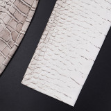 Women Sexy Long-Sleeve Snake Print Slim-Fit Jumpsuit