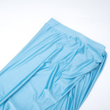 Women Chic Slim-Fit Bodysuit and Skirt Two-Piece Set