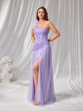 Women Solid Petal Strap Bandeau Dress