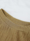 Women spring/summer stretchy casual vest top and wide-leg pants two-piece set