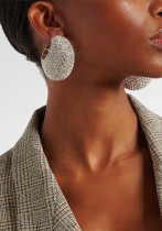 Women Full Diamond Geometric Earrings and Rhinestone Drop Earrings Accessories Women Full Diamond Geometric Earrings and Rhinestone Drop Earrings Accessories