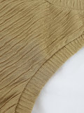 Women spring/summer stretchy casual vest top and wide-leg pants two-piece set