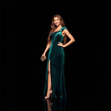 Women's Formal Party Chic Sexy Slim Fit Long Nightclub Gown（Processing time need 3-6 days）