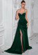 Women's Luxury Beaded Rhinestone Zip-Up Elegant Evening Gown（Processing time need 3-6 days）