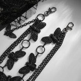 Autumn/Winter Accessories Hip-Hop Punk Moth Denim Waist Chain Belt