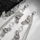 Autumn/Winter Accessories Hip-Hop Punk Moth Denim Waist Chain Belt