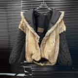 Winter Women's Faux Fur Oversized Jacket with Large Collar
