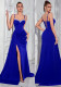 Women's Luxury Beaded Rhinestone Lace-Up Elegant Evening Gown（Processing time need 3-6 days）