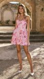 Summer Women's Printed Sleeveless Halter Tie Dress