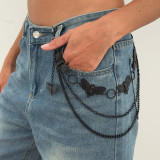 Autumn/Winter Accessories Hip-Hop Punk Moth Denim Waist Chain Belt