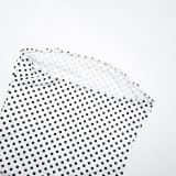 Women's Fashion Polka Dot Colorblock Sexy Strapless Top and Shorts Two-Piece Set