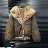 Winter Women's Faux Fur Oversized Jacket with Large Collar