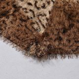 Autumn Women's Trendy Printed Fringe Leopard Shorts