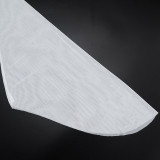Women Winter Sexy Mesh See-Through Backless Bodycon Dress