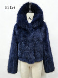 Women Winter Pink Furry Hooded Coat Two-Piece Set