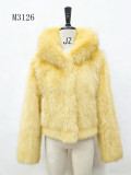 Women Winter Pink Furry Hooded Coat Two-Piece Set
