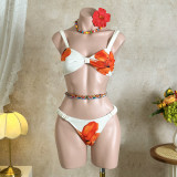 Women Fashion Sexy Printed Two-Piece Bikini Swimwear
