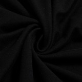 Women Beaded Decoration Slim-Fit Open-Waist Irregular Single-Sleeve Evening Dress