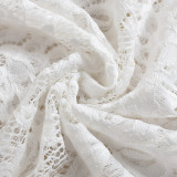 Women Autumn Sexy See-Through Lace-Up Strap Tight-Fitting Bodycon Dress