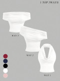 Women Halter Neck Plunge Neck Sleeveless Crop Top