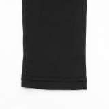 Women High-Neck Off-Shoulder Long-Sleeve See-Through Mesh Patchwork Leaf Dress