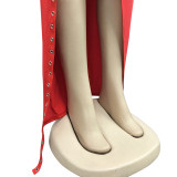 Women's Sexy Nightclub Cut-Out Irregular Maxi Dress