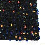 Women's Fashion Sexy Strap Sequin Mesh See-Through Zipper Midi Dress